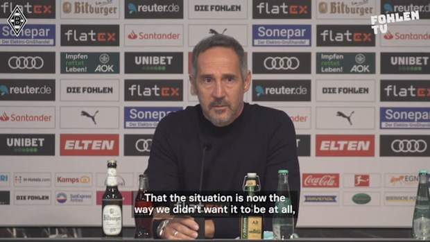Hütter on the current situation: 'We have to work our way out'